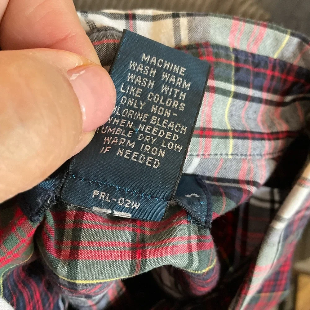 Ralph Lauren Plaid Button Down Shirt